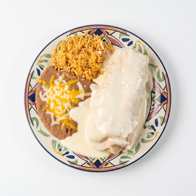 Burrito Blanco.